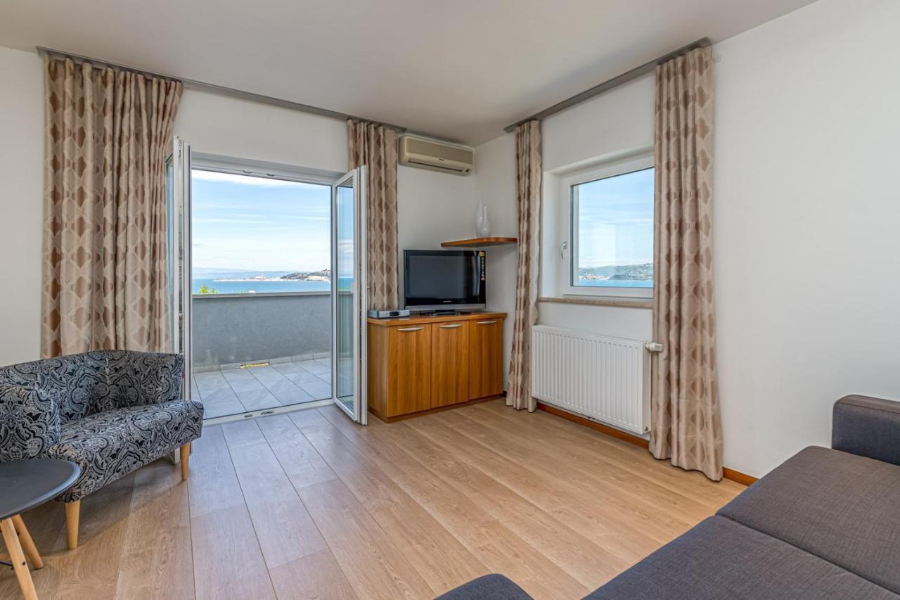 Villa Milena With Pool And Sea View Crveni Vrh Eksteriør billede