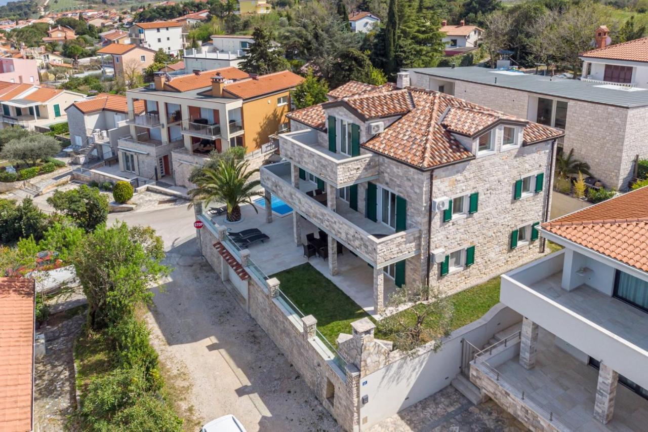 Villa Milena With Pool And Sea View Crveni Vrh Eksteriør billede