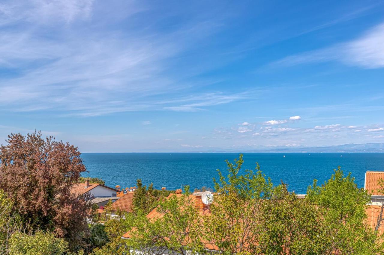 Villa Milena With Pool And Sea View Crveni Vrh Eksteriør billede